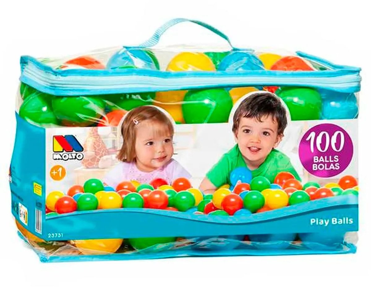 Ballen Moltó Multicolour 100 Stuks