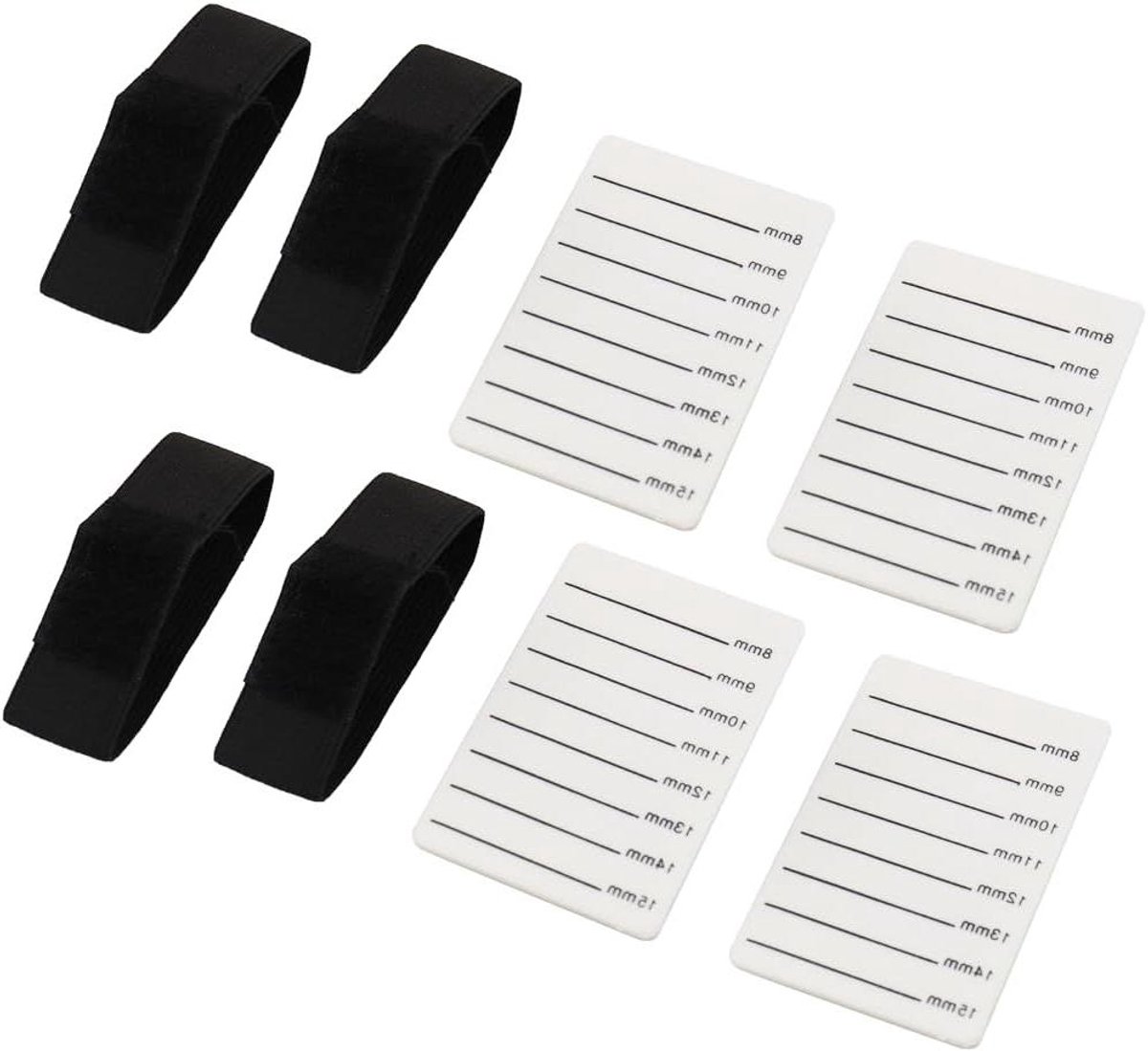 EGoods - Set van 5 valse wimpers in acryl make-up tray voor wimperbehandelingen