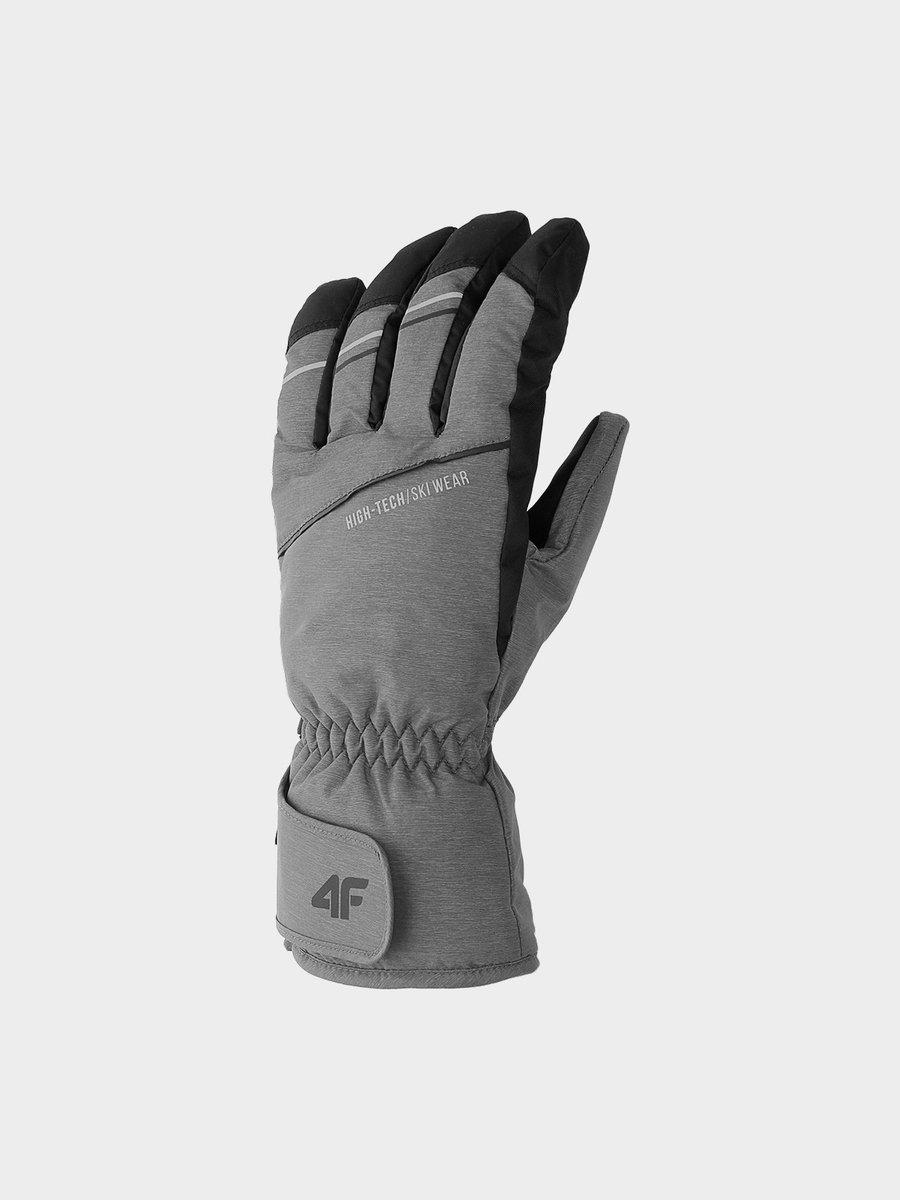 4F Heren Skihandschoenen Winter Thinsulate Neo Dry Grijs