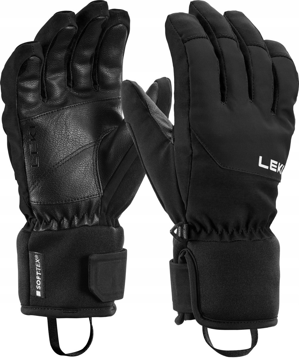 Leki Bird Junior Ski Handschoenen – Warm & Waterdicht Zwart