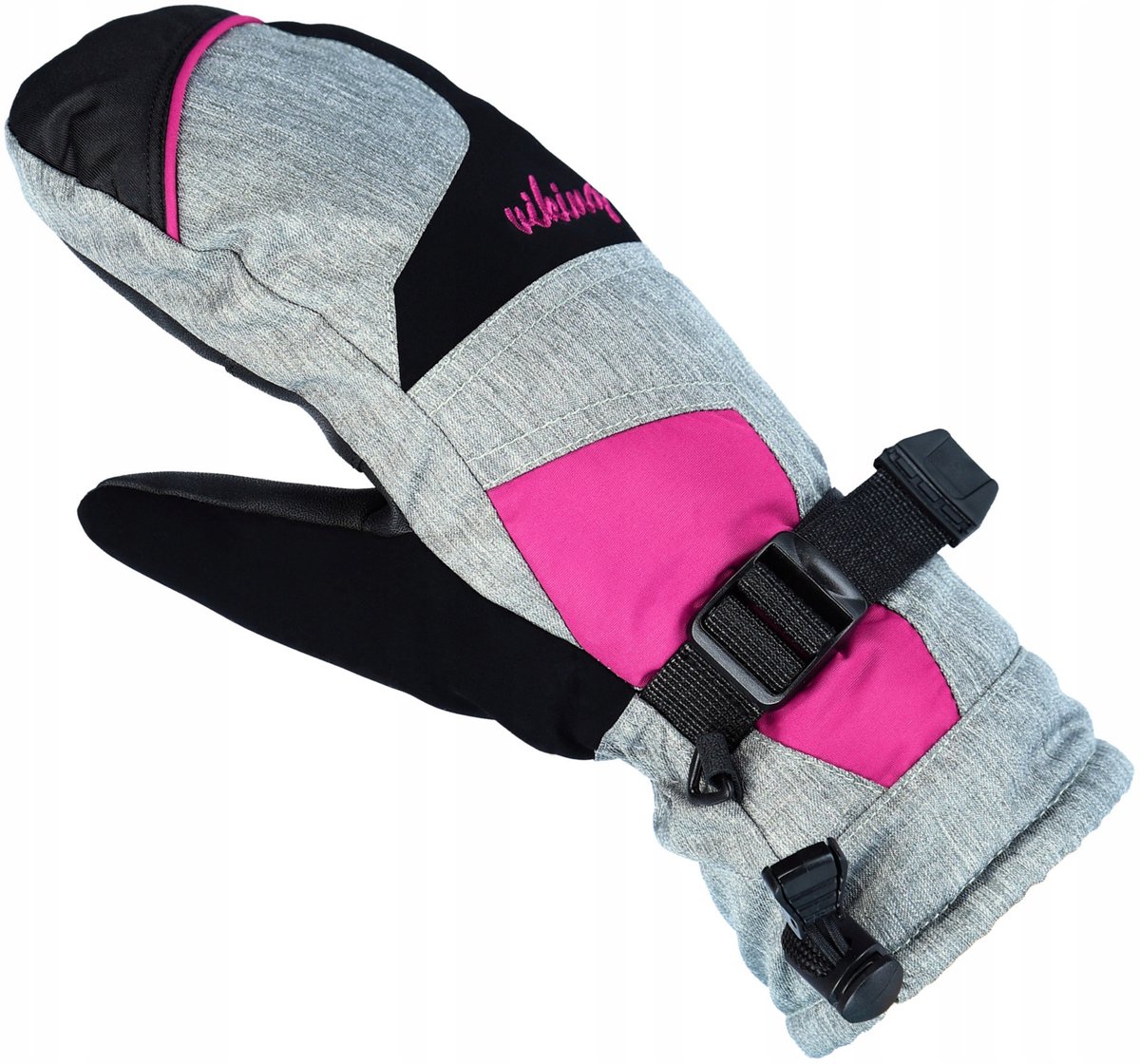 Viking Ronda Mitten Dames Skihandschoenen Rose Grijs