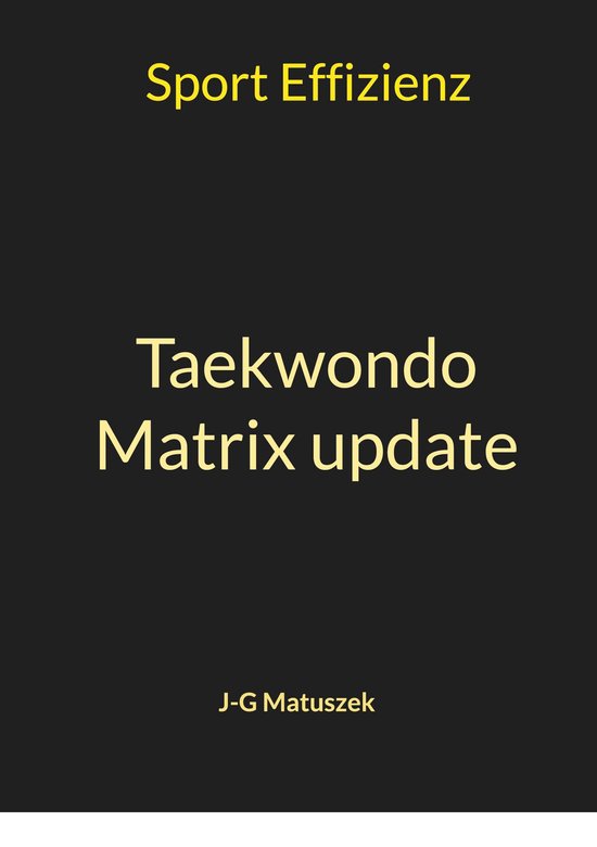 Taekwondo Matrix update - cover