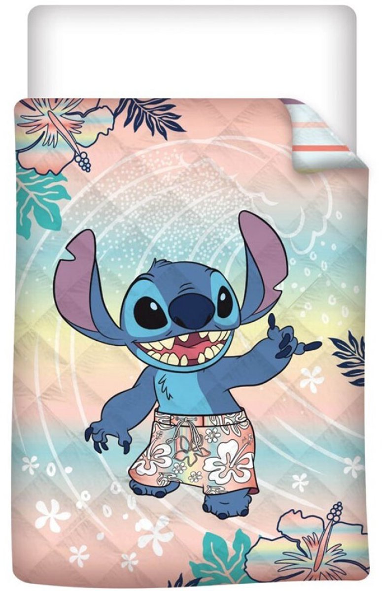 Disney Lilo & Stitch Sprei Tropical - 140 x 200 cm - Polyester