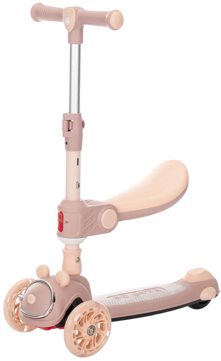 Lorelli Swiftie Beige Kinderstep/Loopfiets met Licht en Geluid