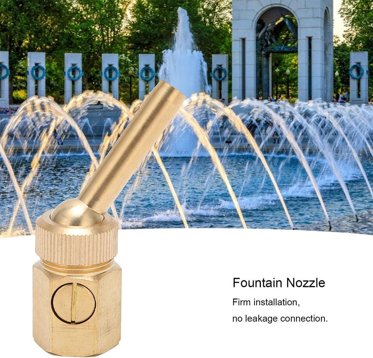 Dailygoods- Klep voor Vijver - Fonteinsproeier Messing - Waterdicht - Snelle Installatie - Geschikt voor Tuinfontein - 20 mm Binnendraad
