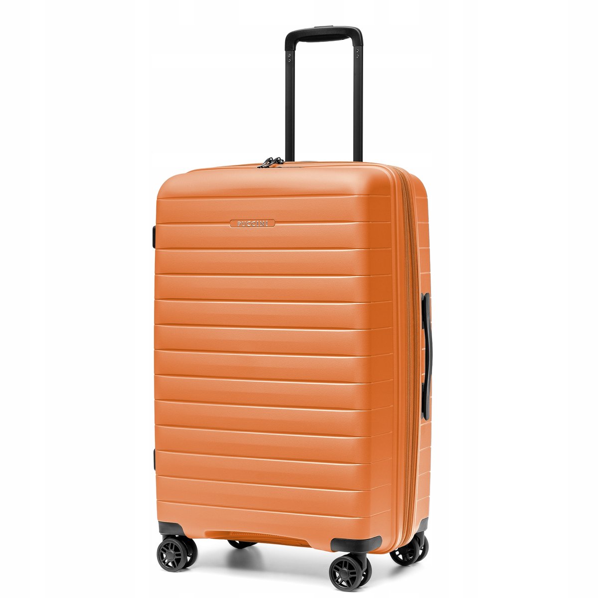 Puccini Seoul Middel Grote Koffer PP Oranje 81L - Uitschuifbaar & TSA Slot