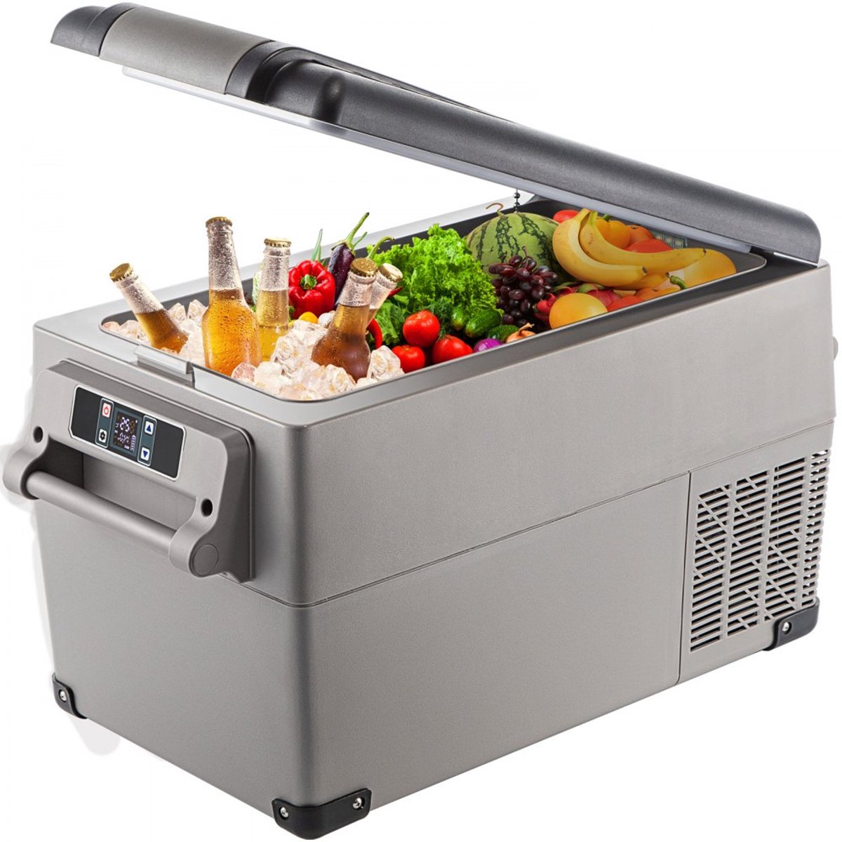 Autokoelkast - Compressor Koelbox - 35 L Capaciteit - 45 W Vermogen - Batterijbescherming - Efficiënte Koeling - Voor Auto, Boot en Vrachtwagen