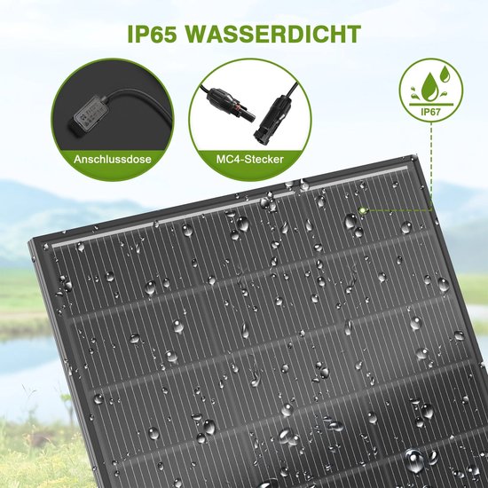 120 Watt Zonnepaneel met Hoog Efficiëntie voor 12 Volt Systemen - Ideaal voor Camper