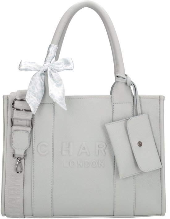 Charm London Bond Shopper - Schoudertas - Crossbody - Schouderband - Stijlvol - Etui - Tote Bag - Dames Tas - Lichtblauw