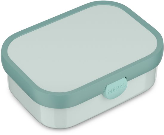 Mepal Lunchbox Campus - 750 ml - Broodtrommel met vakjes voor kinderen - Geschikt voor 4 boterhammen - Cool mint