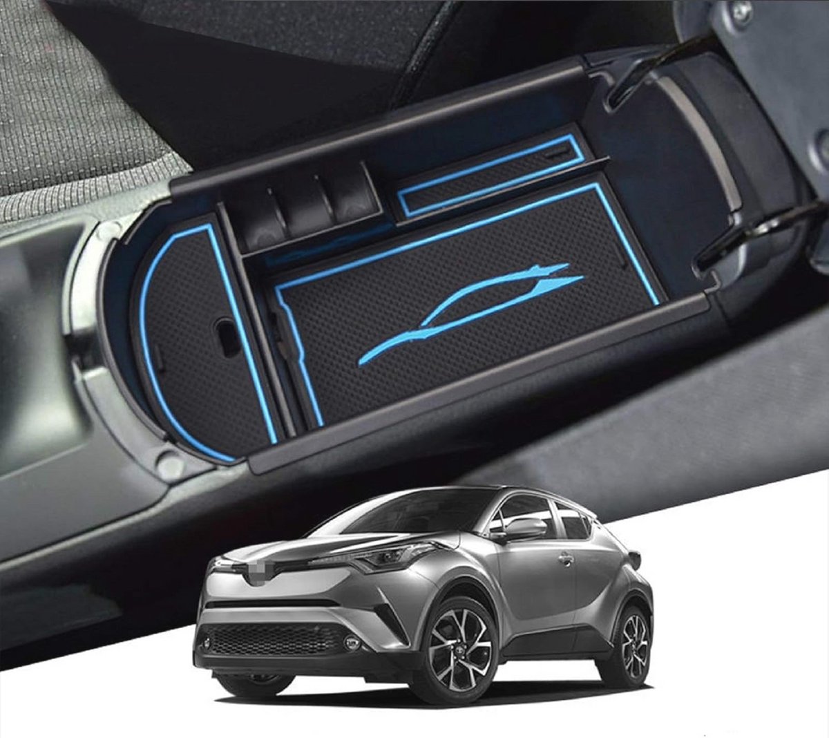 Opbergbox voor C-HR Middenconsole - Organizer voor Autoaccessoires