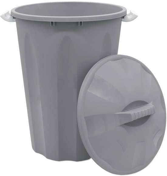 Multifunctionele Kunststof Ton 23 Liter met Deksel - Tuin, Vuilnis en Regenton — afbeelding 3