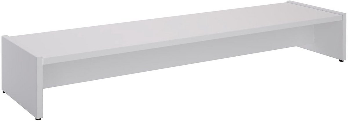 Monitorstandaard voor 2 Beeldschermen - Bureau standaard - 100 cm in Wit