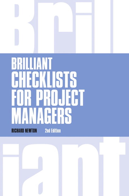 Brilliant Checklists For Project Manager - cover