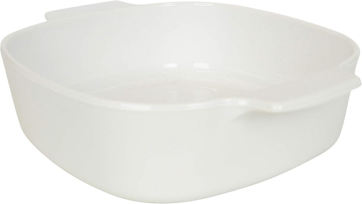 Ovenschaal 2 Liter Witte Pyrex Keramische Schaal voor Oven, Magnetron en Kookplaat