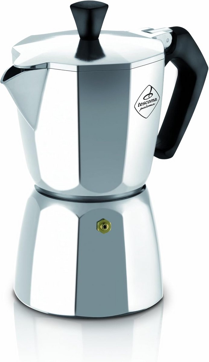 RVS Espressomaker voor alle fornuizen - 12.5 x 8.5 x 15.2 cm