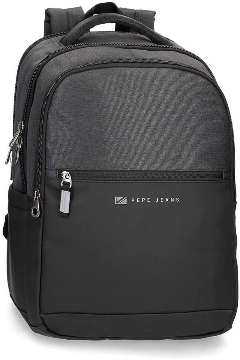 Zwarte Laptoptas Rugzak voor 12 Inch Laptop / Tablet - Waterafstotend met USB-oplaadpoort