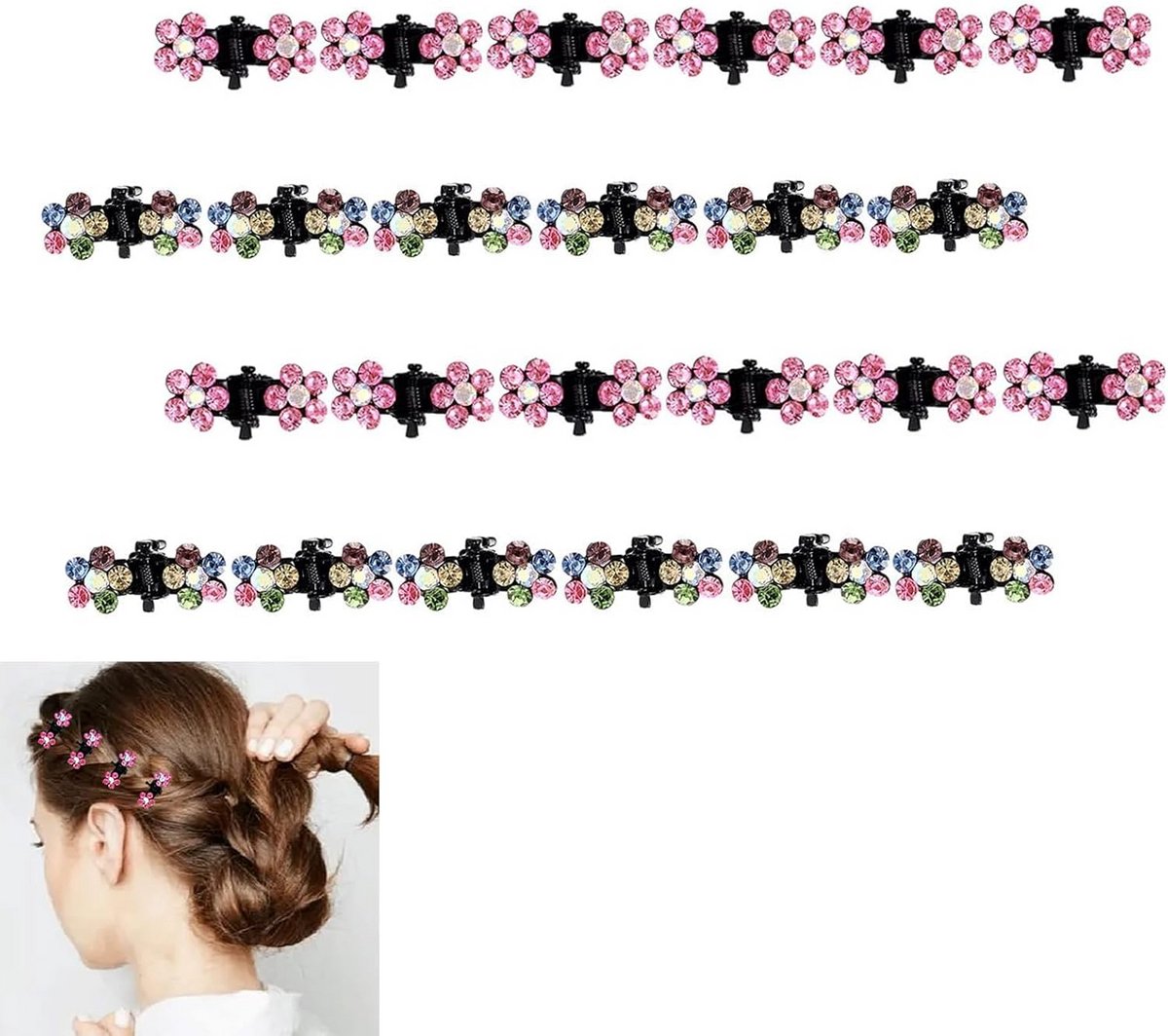 Kleine Haarspeldjes met Klauwsluiting - Set van Stijlvolle Mini Clips