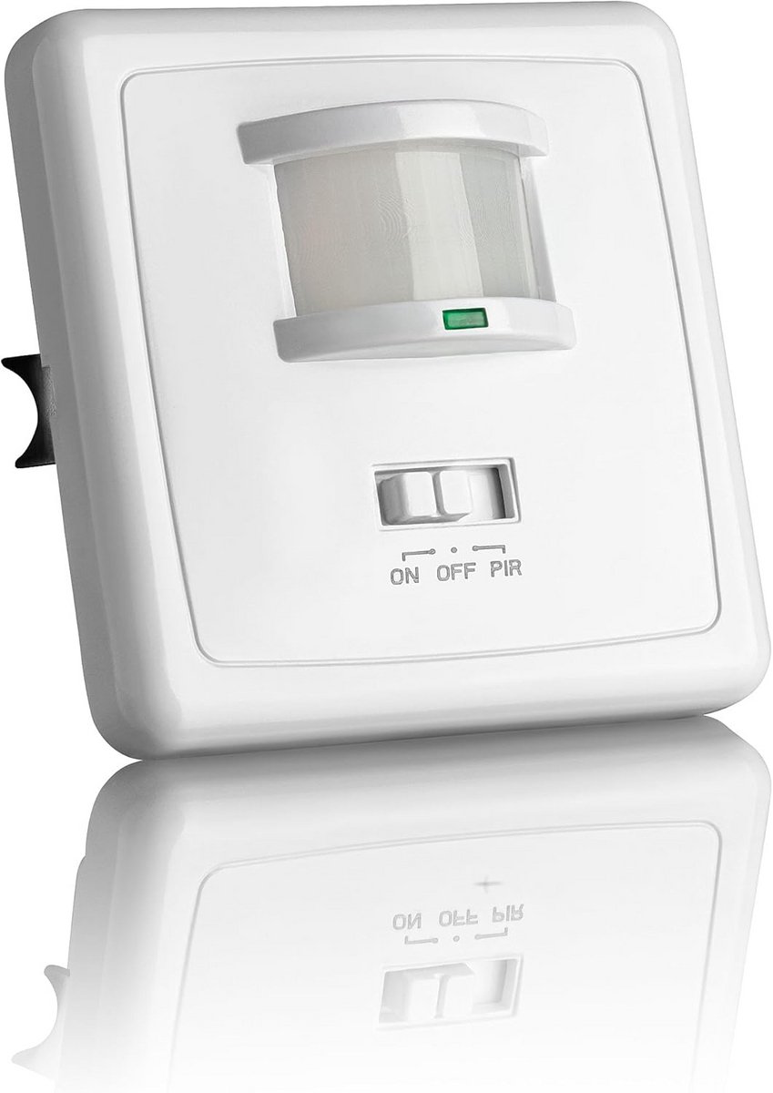 Inbouw Bewegingsmelder Binnen - PIR Sensor 9m - 160 Graden - Voor LED - Inbouwdoos 60mm