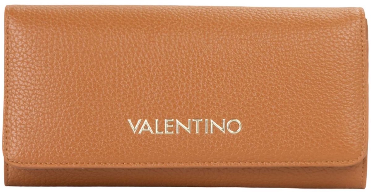 VALENTINO portemonnee Alexia Wallet With Flap Cuoio bruine