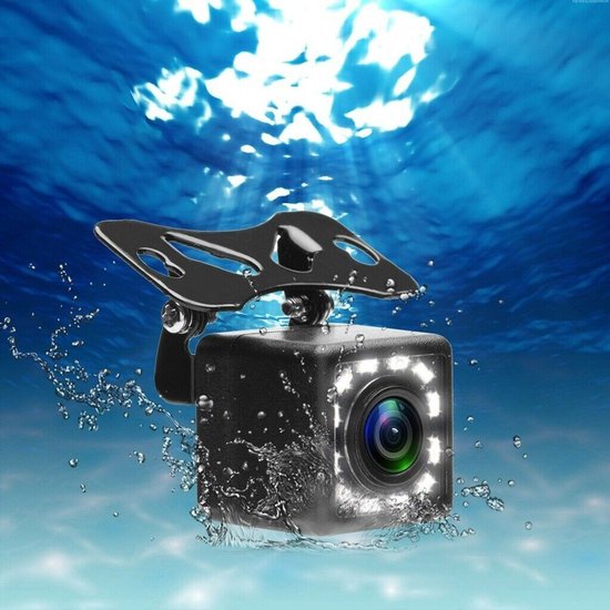 ESSGOO Achteruitrijcamera - Universeel RCA - 12 LED Nachtzicht - IP68 Waterdicht - Achteruitrij Camera Auto — afbeelding 4
