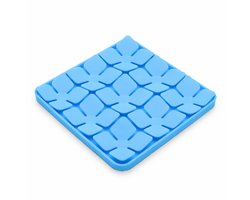 Denkspel voor huisdieren - snuffel mat - Denkspel Hond- Hondenpuzzel-Dierenpuzzel - schrok mat hond - Siliconen Likmat - slowfeeder - voermat - likmat - Intelligentie speelgoed - Zwart
