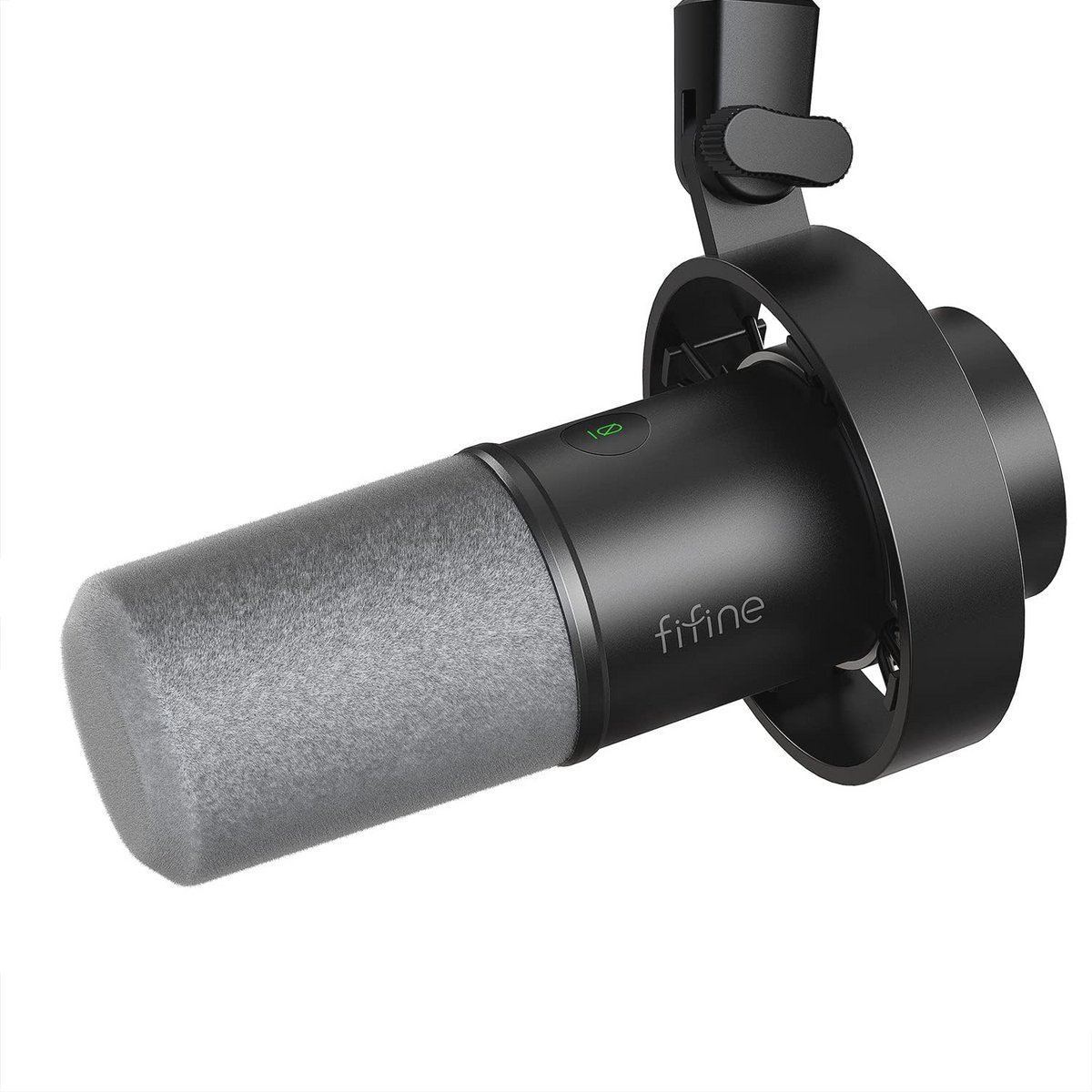 Dynamische Microfoon voor Podcastopnames en Streaming - XLR/USB Studio Microfoon met Stembediening en Windscreen