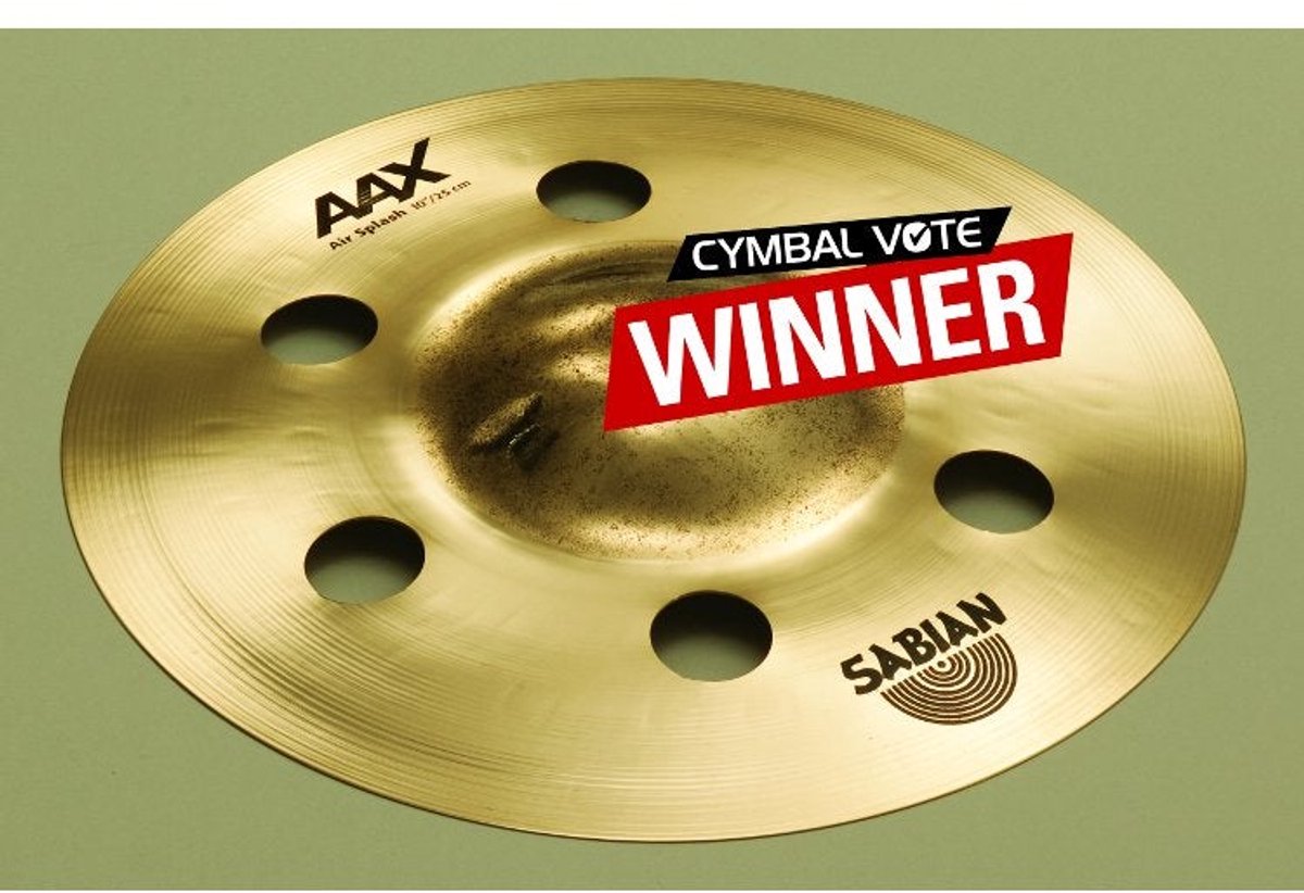 Sabian AAX Air Splash 10", Brilliant Finish - Splash-bekken