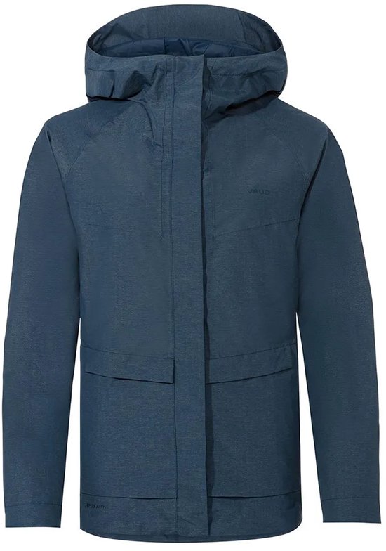 VAUDE Women's Comyou Pro Rain Jacket, Jas, Regenjas, fietskleding, met kap, waterdicht, Dames, Fietsjack