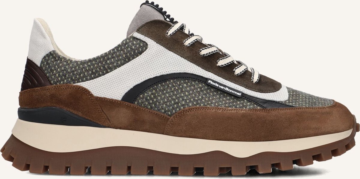Floris van Bommel - DE GROMMER 05.11 - Lage sneakersVrije tijdsschoenenHeren sneakers - Kleur: Groen - Maat: 42