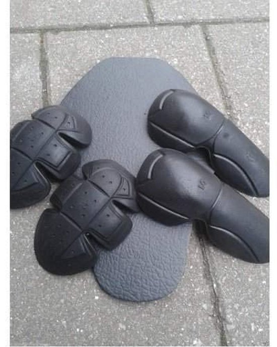 Gevoerde denim motorjas met afneembaar CE pantser - Zwart - Maat XL