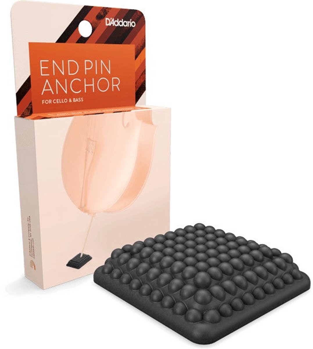 D'Addario Endpin Anchor Black pinhouder voor cello en contrabas