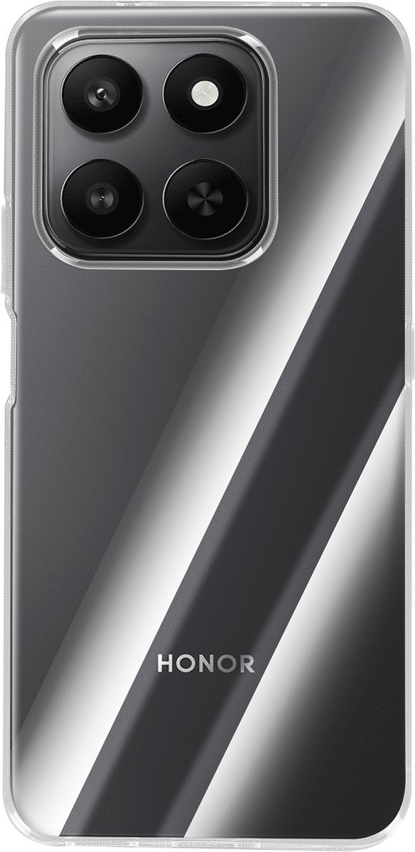 Mayaxess, Hoesje voor Honor 400 Smart Zachte Siliconen Bescherming, Transparant
