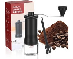 Handmatige Koffiemolen met Nauwkeurig Kegelmechanisme voor Diverse Bereidingsmethoden