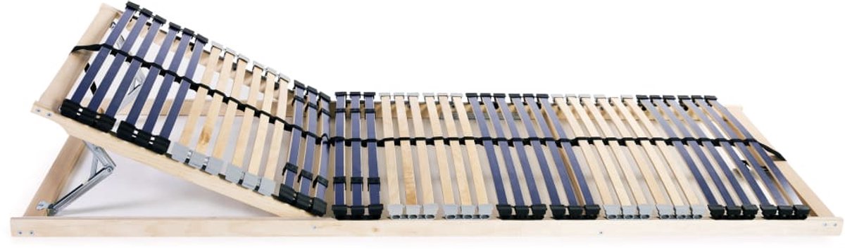 Eenpersoonsbed | Tienerbed | Volwassenenbed Lattenbodems 2 st met 42 latten 7 zones 80x200 cm
