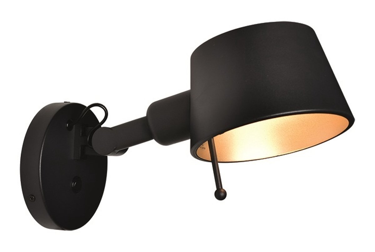 Freelight - Wandlamp Sovrano kort L 33 cm zwart