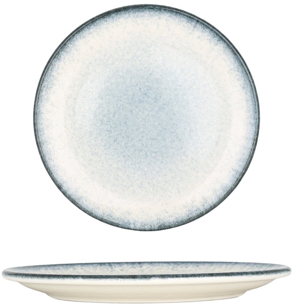 By Bone Dessertbord - Occhio - Porselein - 23 cm - set van 6