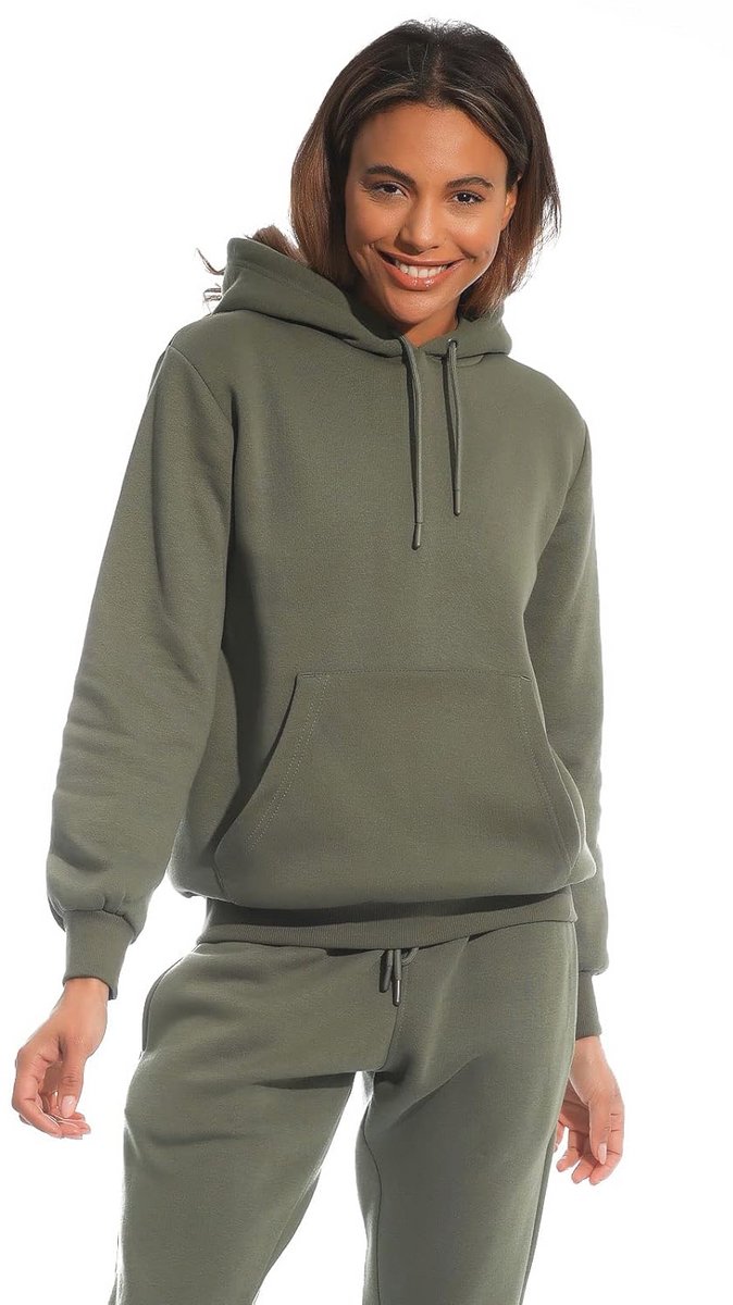 Dames Loungewear Hoodie met Capuchon - Zacht & Comfortabel