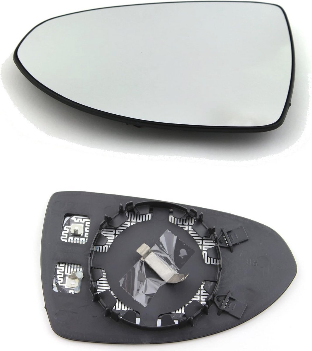 Verwarmbaar Spiegelglas Rechts voor Opel Corsa D/E