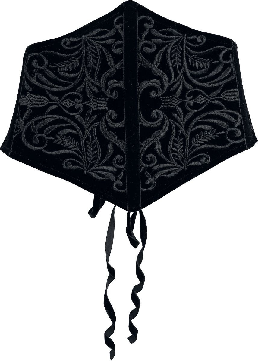 Punk Rave Goth Totem Retro Corset Dames Korset - zwart - XL-XXL