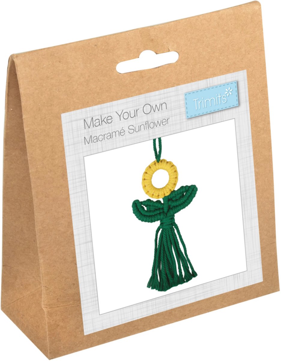 trimits Macramé Kit: Sunflower