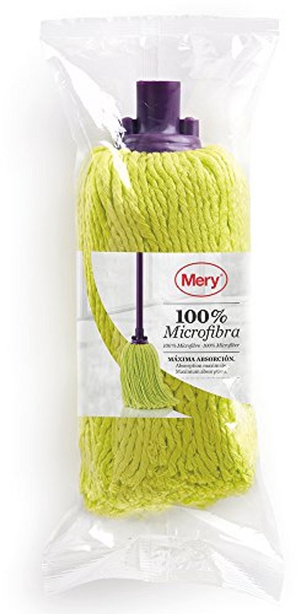 Microvezel Mop voor Handgrepen - Paars, 36 x 9 x 9 cm