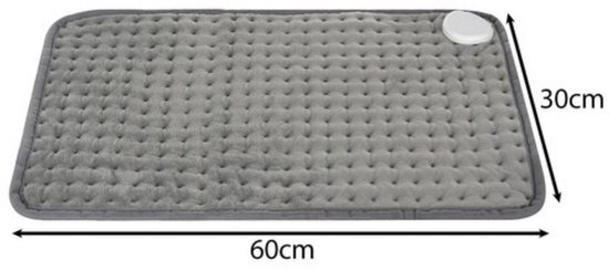 Ruhhy Warmtedeken - 60 x 30 cm - katoen - afstandsbediening - elektrische deken - verwarmingskussen — afbeelding 2