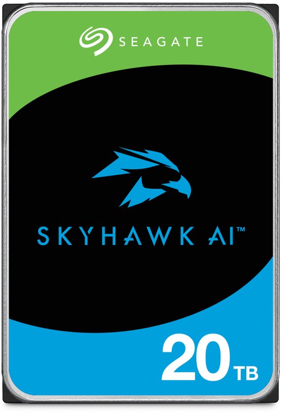 Seagate SkyHawk AI ST20000VE004 interne harde schijf 20 TB 7200 RPM 512 MB 3.5" SATA III — afbeelding 4