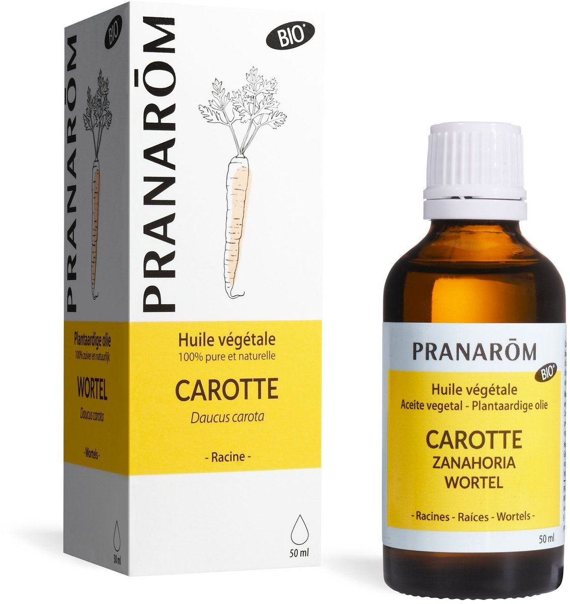 Pranarom - Wortel Plantaardige Olie - Bio