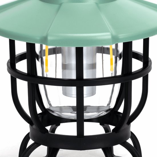 Oplaadbare campinglamp & noodlamp - LED tentlamp met USB-C - dimbaar - warmwit/daglichtwit - 320 lumen - mintgroen — afbeelding 5