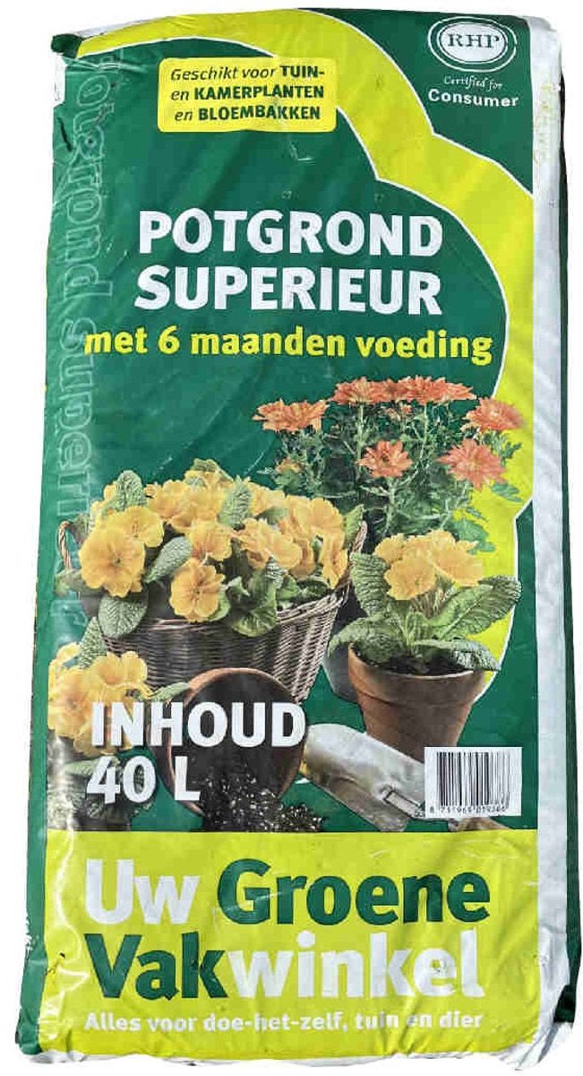 Potgrond Superieur + 6 mnd voeding - 40L