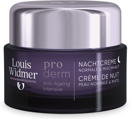 Louis Widmer Proderm Nachtcrème Licht Geparfumeerd