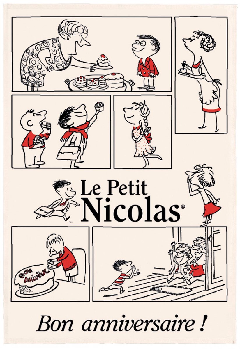 Theedoek - petit nicolas l'anniversaire Winkler