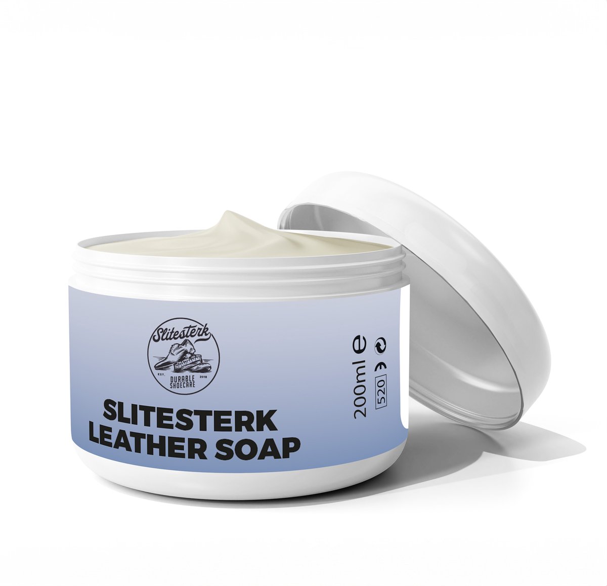 Slitesterk Leer zeep - 200ml